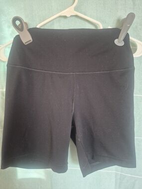 Yogalicious Black High-Waist Bike Shorts